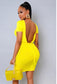 Let It Shine Mini Dress - Yellow