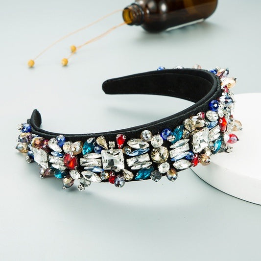 Glass Diamond Crystal Headband