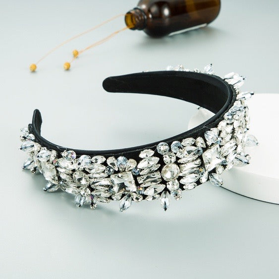 Glass Diamond Crystal Headband