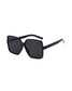 1Pair Square Frame Oversized Gradient Lens Sunglasses