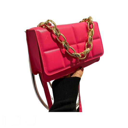 Flap Chain Square Bag