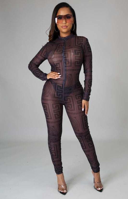 See Right Through Jumpsuit