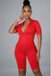 Hurry Red Romper